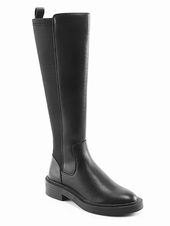 Kenneth Cole Reaction Shoes - Kenneth Cole Reaction Anabelle Tall Rubber Sole Stacked Heel Riding Boot Size 12